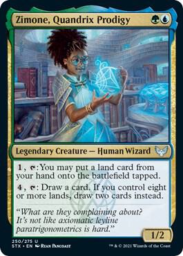 Zimone, Quandrix Prodigy (250) [Strixhaven: School of Mages]