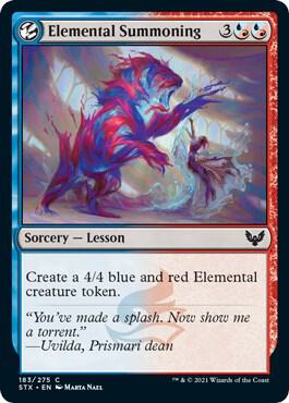 Elemental Summoning (183) [Strixhaven: School of Mages]