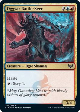 Oggyar Battle-Seer (209) [Strixhaven: School of Mages]
