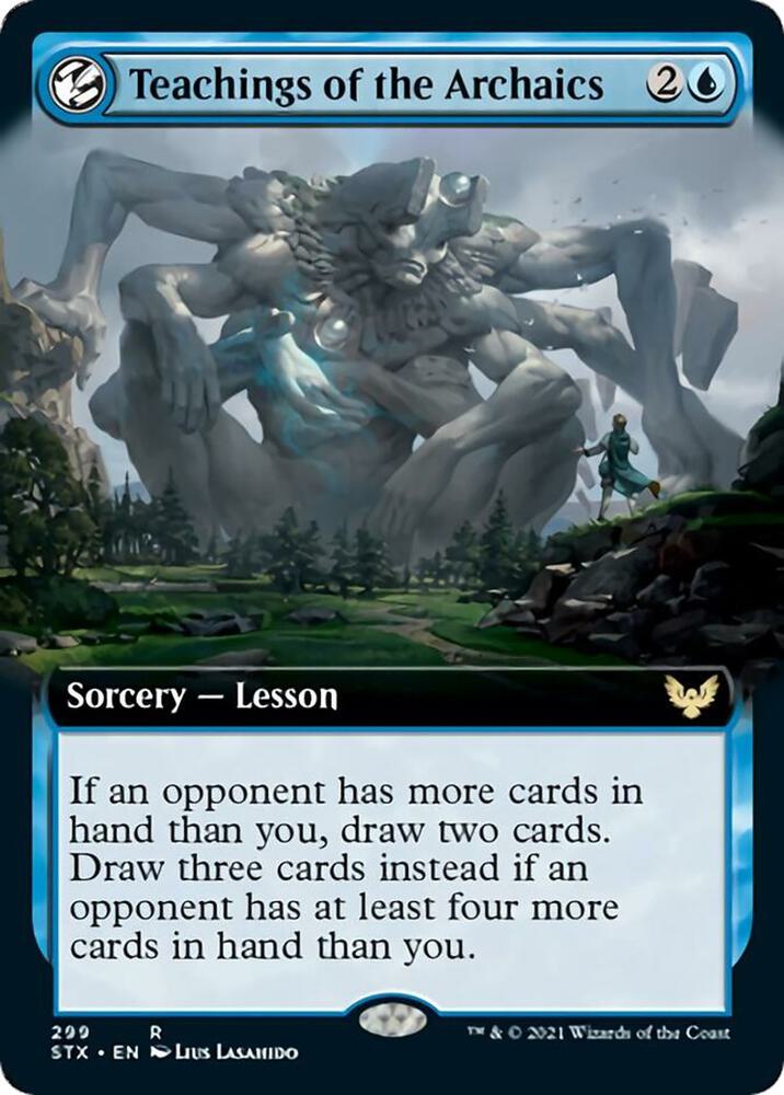 Teachings of the Archaics (Extended Art) (299) [Strixhaven: School of Mages] [Extended Art]