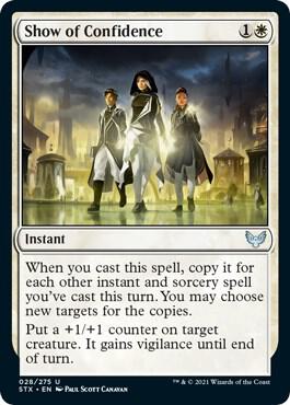Show of Confidence (28) [Strixhaven: School of Mages]