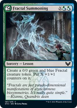 Fractal Summoning (187) [Strixhaven: School of Mages]