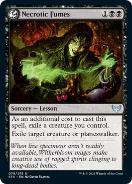Necrotic Fumes (78) [Strixhaven: School of Mages]