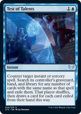 Test of Talents (59) [Strixhaven: School of Mages]
