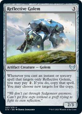 Reflective Golem (257) [Strixhaven: School of Mages]