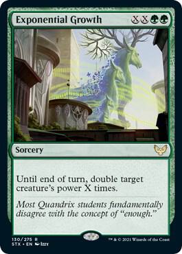 Exponential Growth (130) [Strixhaven: School of Mages]
