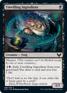 Unwilling Ingredient (90) [Strixhaven: School of Mages]