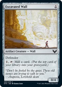 Excavated Wall (255) [Strixhaven: School of Mages]