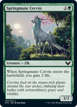 Springmane Cervin (144) [Strixhaven: School of Mages]