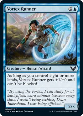 Vortex Runner (60) [Strixhaven: School of Mages]