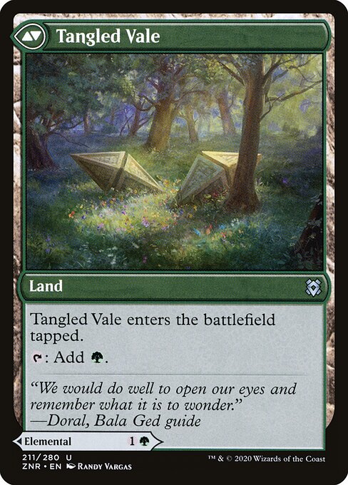 Tangled Florahedron (211) [Zendikar Rising] Reverse