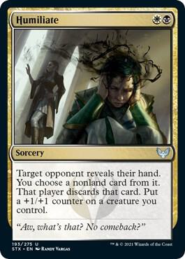 Humiliate (193) [Strixhaven: School of Mages]