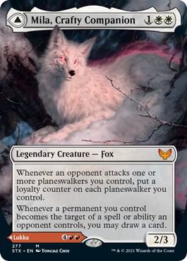 Mila, Crafty Companion (Borderless) (277) [Strixhaven: School of Mages] [Borderless]