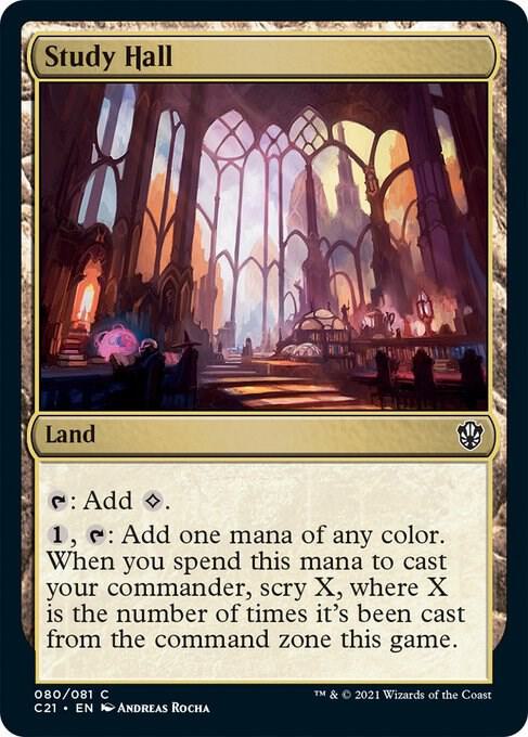 Study Hall (80) [Commander 2021]