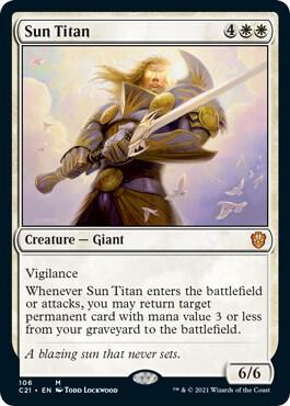 Sun Titan (106) [Commander 2021]
