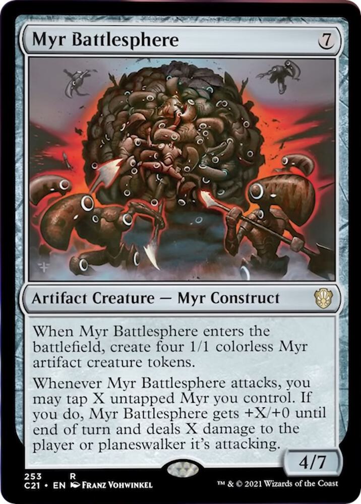 Myr Battlesphere (253) [Commander 2021]