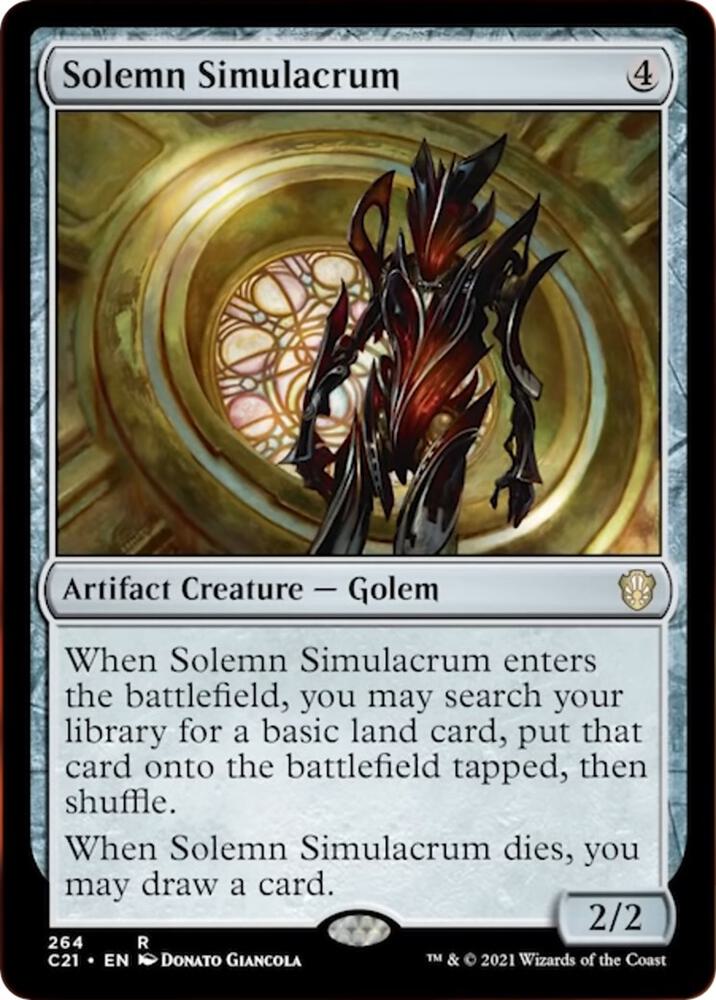 Solemn Simulacrum (264) [Commander 2021]