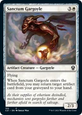 Sanctum Gargoyle (102) [Commander 2021]