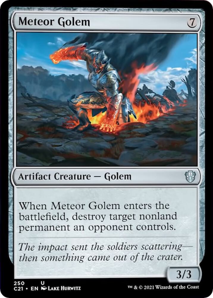 Meteor Golem (250) [Commander 2021]