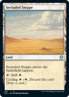 Secluded Steppe (315) [Commander 2021]