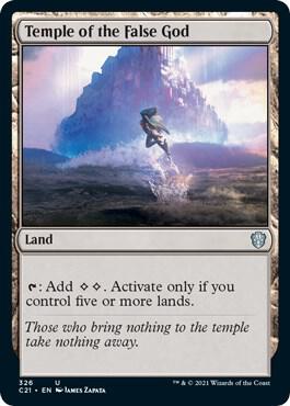Temple of the False God (326) [Commander 2021]