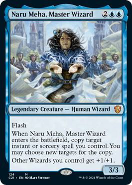 Naru Meha, Master Wizard (124) [Commander 2021]