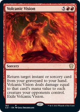 Volcanic Vision (182) [Commander 2021]