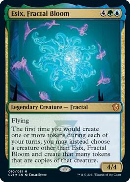 Esix, Fractal Bloom (10) [Commander 2021]