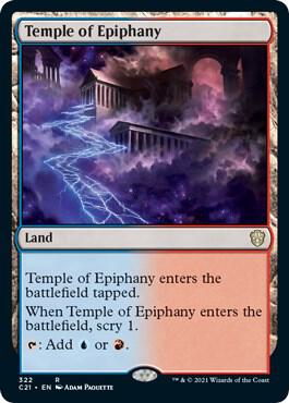 Temple of Epiphany (322) [Commander 2021]