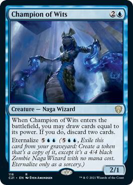 Champion of Wits (116) [Commander 2021]