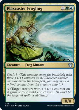 Plaxcaster Frogling (226) [Commander 2021]