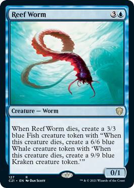 Reef Worm (127) [Commander 2021]