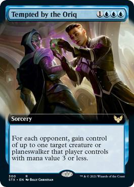 Tempted by the Oriq (Extended Art) (300) [Strixhaven: School of Mages] [Extended Art]