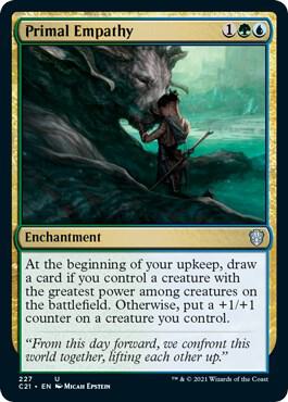 Primal Empathy (227) [Commander 2021]
