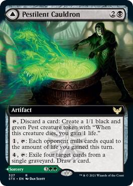 Pestilent Cauldron (Extended Art) (327) [Strixhaven: School of Mages] [Extended Art]