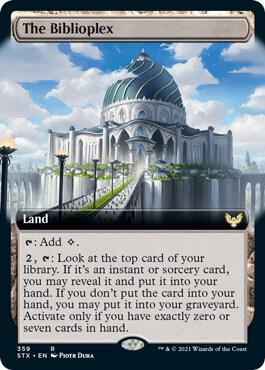 The Biblioplex (Extended Art) (359) [Strixhaven: School of Mages] [Extended Art]