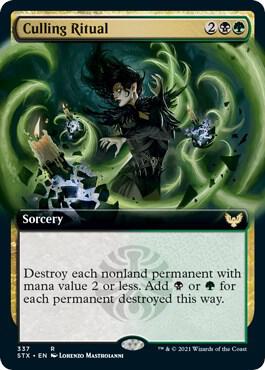 Culling Ritual (Extended Art) (337) [Strixhaven: School of Mages] [Extended Art]