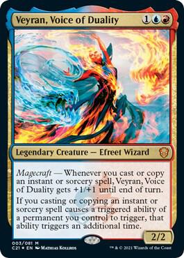 Veyran, Voice of Duality (3) [Commander 2021]