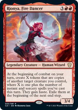 Rionya, Fire Dancer (55) [Commander 2021]