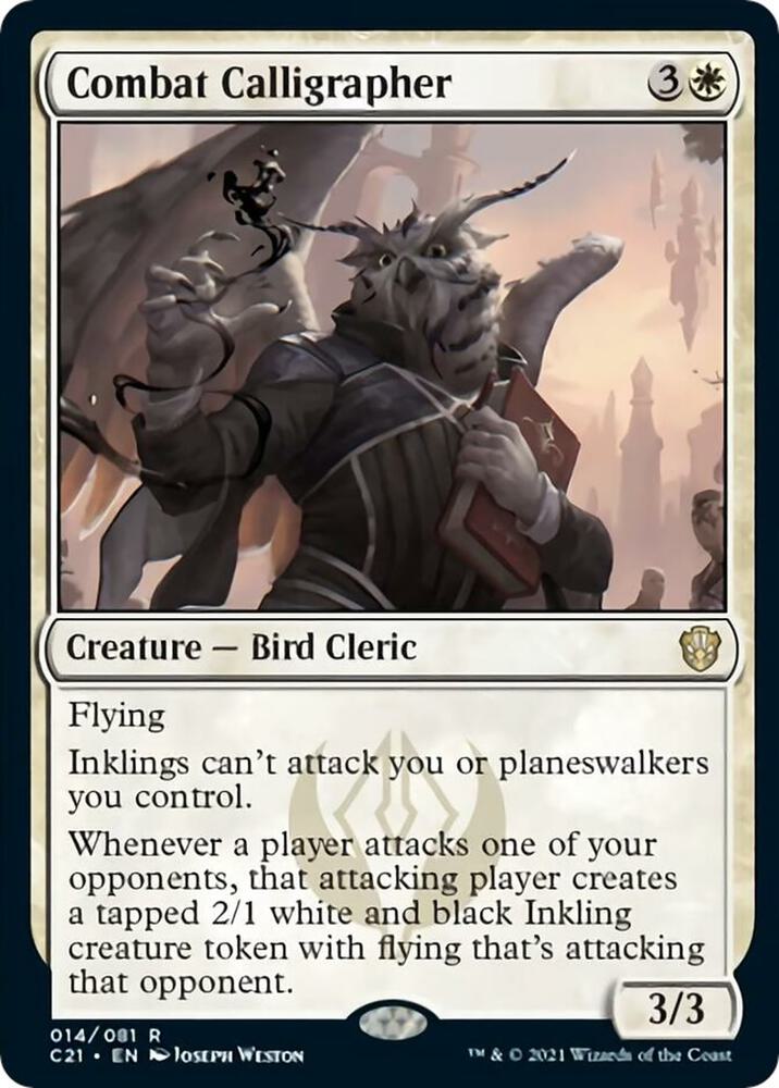 Combat Calligrapher (14) [Commander 2021]