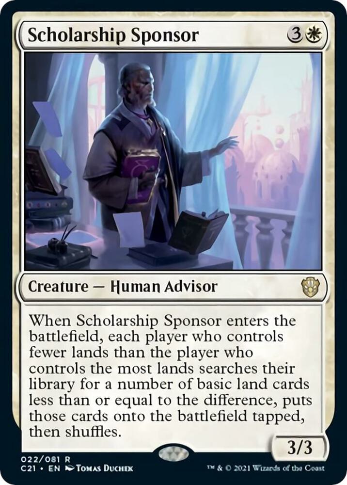 Scholarship Sponsor (22) [Commander 2021]