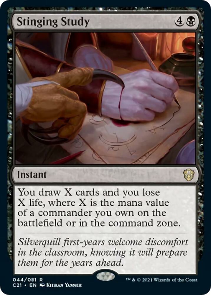Stinging Study (44) [Commander 2021]