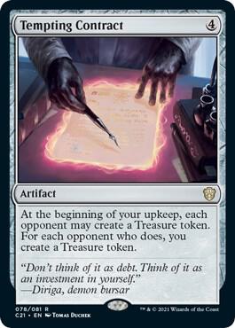 Tempting Contract (78) [Commander 2021]