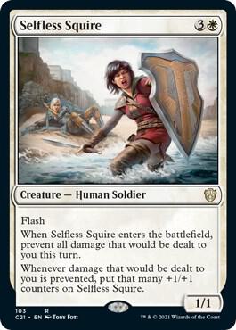 Selfless Squire (103) [Commander 2021]