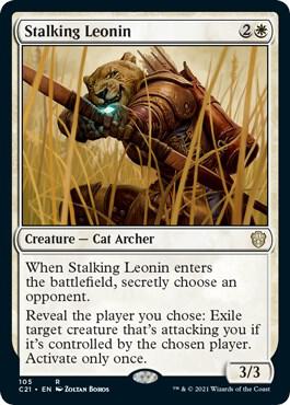 Stalking Leonin (105) [Commander 2021]