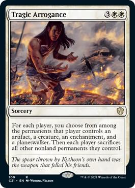 Tragic Arrogance (109) [Commander 2021]