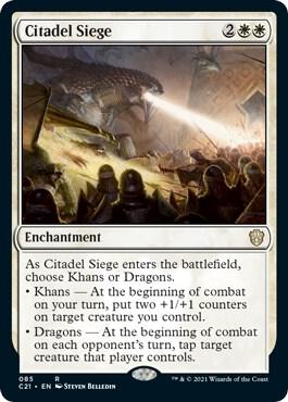 Citadel Siege (85) [Commander 2021]