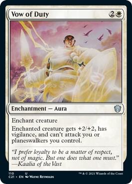 Vow of Duty (110) [Commander 2021]