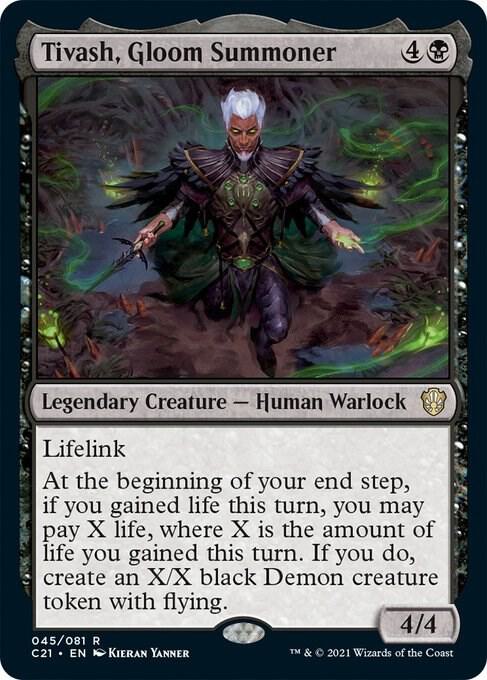 Tivash, Gloom Summoner (45) [Commander 2021]