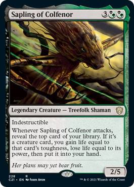 Sapling of Colfenor (228) [Commander 2021]
